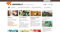 Desktop Screenshot of libraries.fi